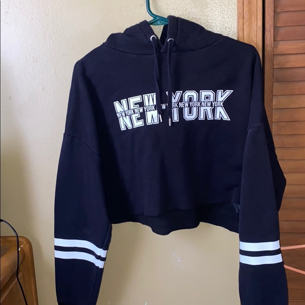 Crop top hoodie